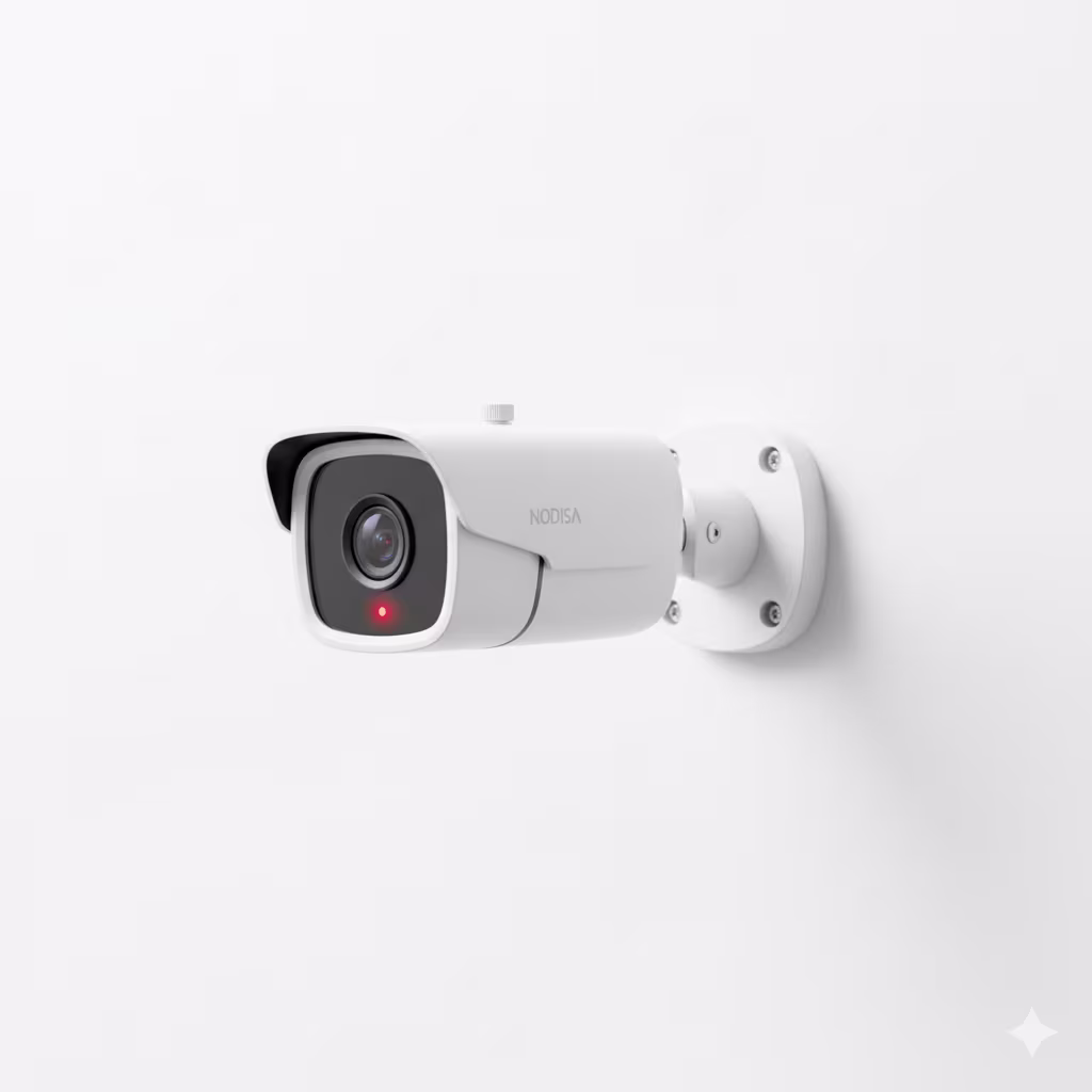 A professional photograph of a modern Wi-Fi access point
